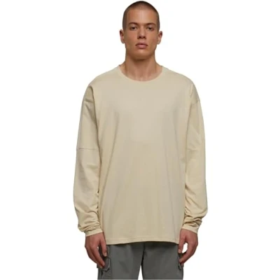 Abbildung von Urban Classics Raglan BACK Longsleeve Langarmshirt, Herren, Größe: XXL, Sand