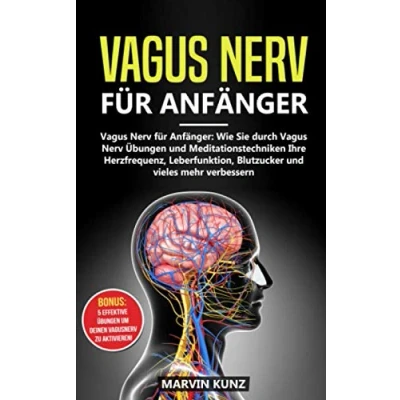 Abbildung von Vagus Nerv für Anfänger: Wie Sie durch Übungen und Meditationstechniken Ihre Herzfrequenz, Leberfunktion, Blutzucker vieles mehr verbessern