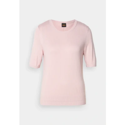 Abbildung von BOSS Fiaffusa Tshirt basic, Damen, Größe: Small, Open purple