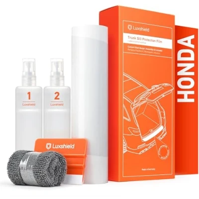 Abbildung von Luxshield Ladekantenschutz Folie für Honda HR V 3 (III) RV I 2021 2024 Stoßstangenschutz, Kratzschutz, Lackschutzfolie Transparent