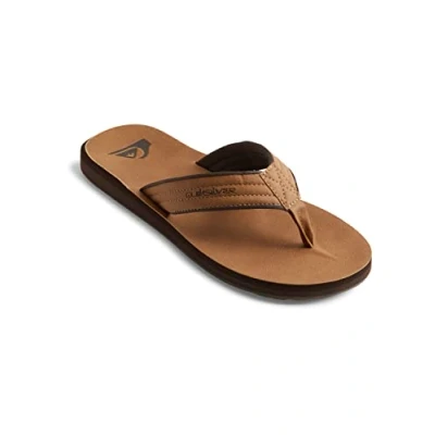 Abbildung von Quiksilver Herren Carver Nubuck Sandale, TAN, 43 EU