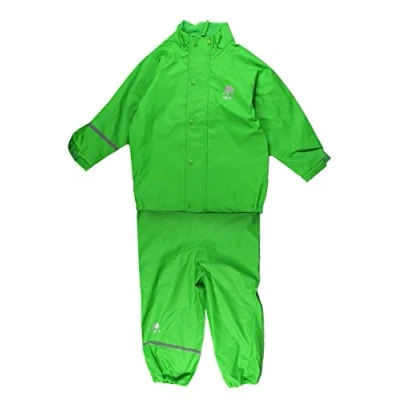 Abbildung von Celavi Jungen Zweiteiliger Regenanzug in Vielen Farben Regenjacke, Grün (Green), 110