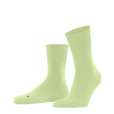 Abbildung von FALKE Unisex Run U SSO Baumwolle Funktionsmaterial einfarbig Socken, Grün Lemon 7498, 37 38
