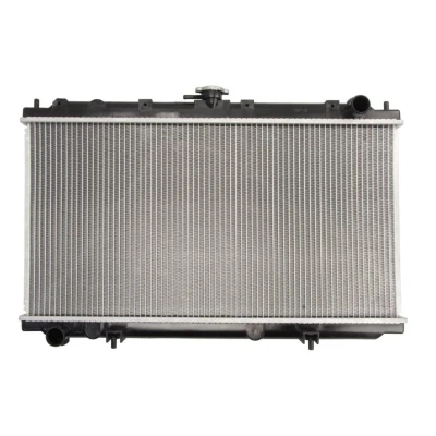 Abbildung von THERMOTEC D71003TT Kühler, Motorkühlung Aluminium, Kunststoff für Fahrzeuge mit/ohne Klimaanlage 360 709 22 Schaltgetriebe Kühlrippen gelötet