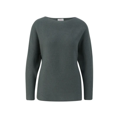 Abbildung von s.Oliver Strickpullover, Damen, Größe: 38, Olivgrün