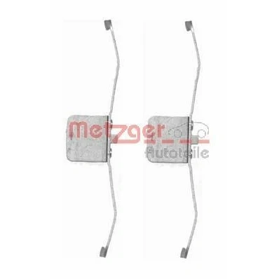 Abbildung von METZGER 109 1639 Zubehörsatz, Scheibenbremsbelag AUDI: A6 C6 Allroad, A3 Sportback, A4 B7 Avant, VOLKSWAGEN: Golf 5, Passat B6 Variant, Eos