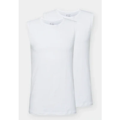 Abbildung von Schiesser 2PACK Tank Top Rundhals Organic Cotton 95/5 Original Unterhemd/shirt, Herren, Größe: Large, Weiss