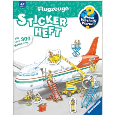 Abbildung von Wieso? Weshalb? Warum? Stickerheft Flugzeuge (ab 4 Jahre mit über 300 Stickern)