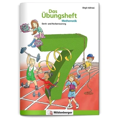 Abbildung von Das Übungsheft Mathematik 7: Denk und Rechentraining Lernheft für 7. Klasse Mathe, Übungen zu Bruchrechnung Kopfrechnen, inkl. Lösungsheft Sticker