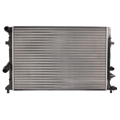 Abbildung von THERMOTEC D7W068TT Kühler, Motorkühlung Aluminium für Fahrzeuge mit/ohne Klimaanlage 650 415 23 Kühlrippen mechanisch gefügt