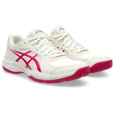 Abbildung von Asics Court Slide 4 Multicourt Tennisschuh, Damen, Größe: 41.5, Cream/bright rose Schuhe