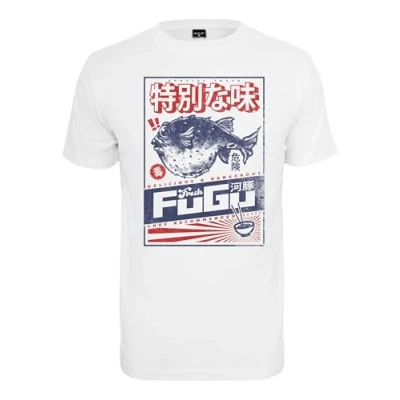 Abbildung von Mister TEE FUGU Tshirt print, Herren, Größe: XL, White