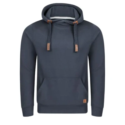 Abbildung von riverso Hoodie Herren Regular Fit RIVNiklas Kapuzenpullover Pullover Cross Over Kragen Rot S (S, Port Red (BJD))