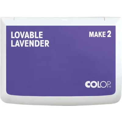 Abbildung von COLOP Stempelkissen MAKE 2 lovable lavender 70 x 110 mm, Kissen für traditionelle Handstempel und Kreativstempel