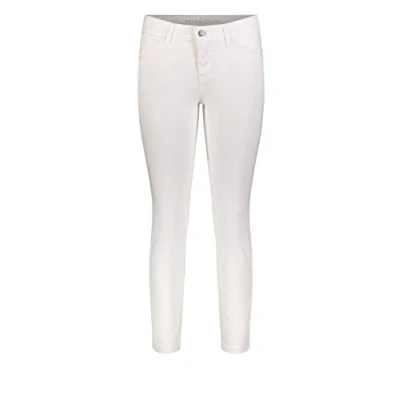 Abbildung von MAC JEANS Damen Dream Summer Straight Jeans, Weiß (White Denim D010), 38 / L27 (Herstellergröße: 38/27)