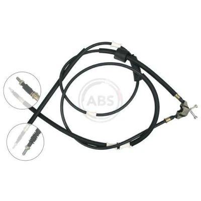 Abbildung von A.B.S. K17135 Handbremsseil 1610, 1610 Scheibenbremse OPEL: Meriva A