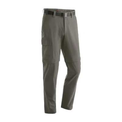 Abbildung von Maier Sports Torid Slim Zip, Herren Wanderhose, Wasserabweisende Outdoorhose für Trekking und Hiking, Enganliegend, Zipp off Funktion, PFC frei, mSTRETCH pro 4 &amp; Dryprotec, Braun, 50 (W33/L32)