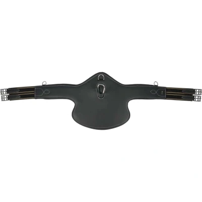 Abbildung von Horka Latzgurt Leder Schwarz/Silber 110cm