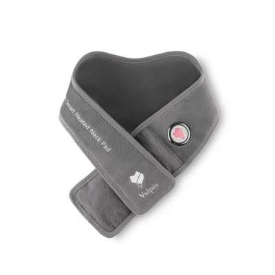 Abbildung von Vulpés NeckPad Pro L Kabelloses beheizbares Nackenkissen Bei Nackenschmerzen &amp; Verspannungen Infrarot Wärme Smartphone Steuerung Medizinprodukt Entwickelt in Deutschland