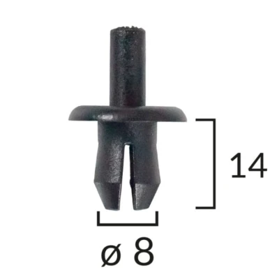 Abbildung von ROMIX B25678 Clip, Zier /Schutzleiste VOLVO: S60 I