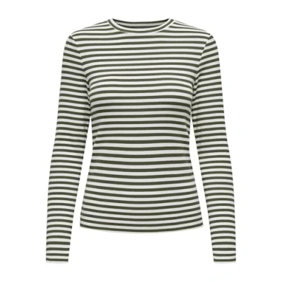 Abbildung von Only Damen Onlaida L/S Striped Top JRS Bequemes Oberteil Mit O Ausschnitt Und Langen Ärmeln, Pink Lady, M