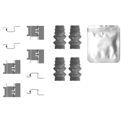 Abbildung von TEXTAR 82556500 Zubehörsatz, Scheibenbremsbelag VOLKSWAGEN: Amarok Platform / Chassis, Transporter 6, Pickup