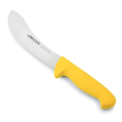 Abbildung von Arcos Serie 2900 Kürschnermesser Klinge Nitrum Edelstahl 190 mm HandGriff Polypropylen Farbe Gelb