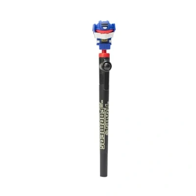 Abbildung von Thumbs up Transformers Kugelschreiber, Fidget Pen mit Figur zum Aufstecken, Stift Merch