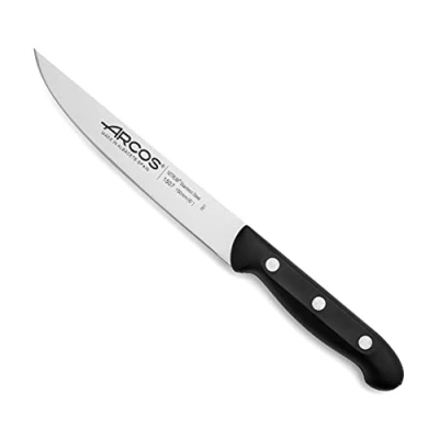 Abbildung von Arcos Serie Maitre Küchenmesser Klinge Nitrum Edelstahl 150 mm HandGriff Polypropylen Farbe Schwarz