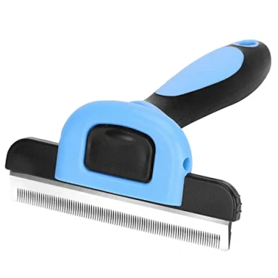 Abbildung von Nobleza Hundebürste für Langhaar und Kurzhaar, Fellpflegebürste Hunde &amp; Katzen, Unterfellbürste Große Kleine Hunde, Katzenbürste for Easy Groom