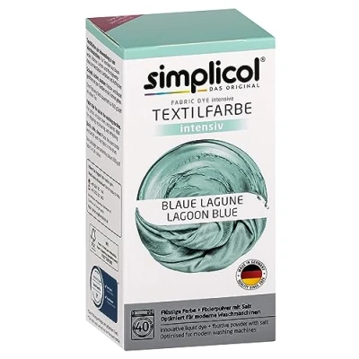 Abbildung von simplicol Textilfarbe intensiv Blaue Lagune, 1 Stück