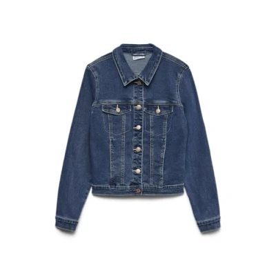 Abbildung von Vero Moda Vmluna LS MIX GA NOOS Jeansjacke, Damen, Größe: XL, Medium blue denim