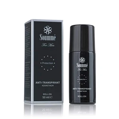 Abbildung von Soummé Antitranspirant Protection Roll On for Men Kosmetikum 50 ml Schützt vor Schweiß und Geruchsbildung, Dermatologisch getestet