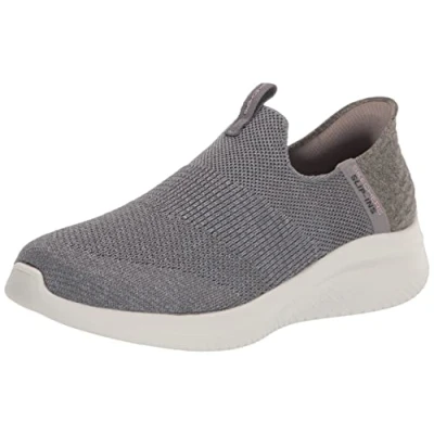 Abbildung von Skechers Damen Hands Free Slip Ins Ultra Flex 3.0 Smooth Step Sneaker, GRAU, 38 EU Weit