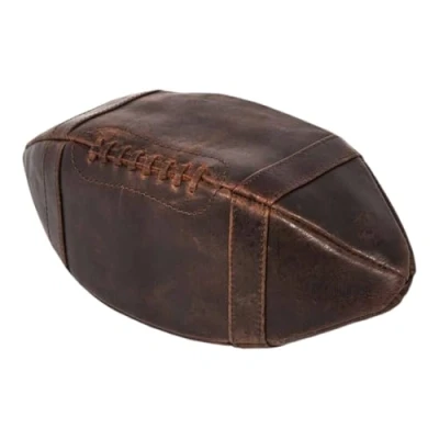 Abbildung von Football Kulturbeutel, Kulturtasche aus Echtleder, Geschenke für Männer, NFL Fan Artikel, Hochwertiger Geschenk