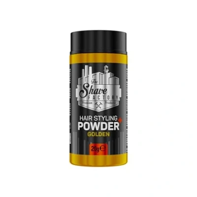 Abbildung von The Shave Factory Ultra Hold Hair Styling Powder Professionelles Haar Puder für langanhaltende Fixierung, Volumen Boost und gestyltes 20g (Golden)