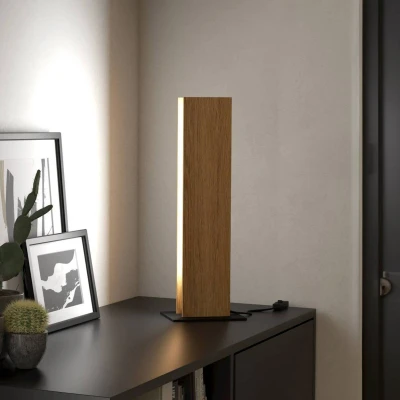 Abbildung von EGLO Tischleuchte »ANCHORENA Z«, 1 flammig, Leuchtmittel LED Modul wechselbar, ZigBee, App und Sprachsteuerung Alexa, RGB, FSC100HB, dimmbar, Holz