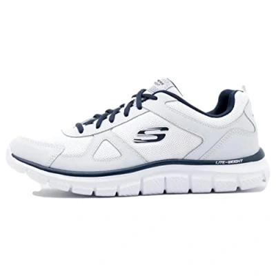 Abbildung von Skechers Herren Track Scloric Sneaker, Weiß, 41,5 EU