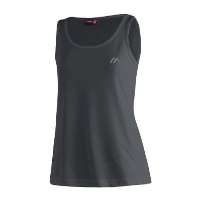 Abbildung von Maier Sports Petra, Ärmelloses Damen T Shirt, Outdoorshirt mit Rundhals für Wandern und Freizeit, dryprotec Technologie, Atmungsaktiv, NFC Chip einfaches Recycling, Rosa, 40