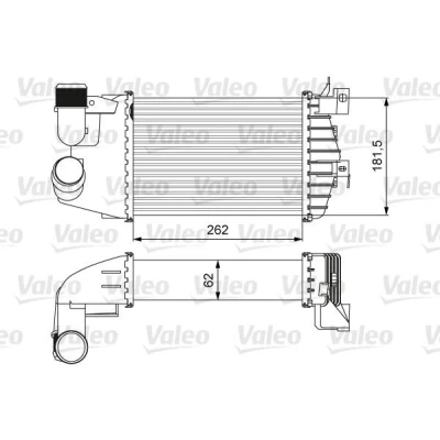 Abbildung von VALEO 818627 Ladeluftkühler ohne AGR Ventil OPEL: Astra H Caravan