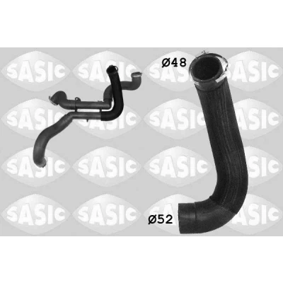 Abbildung von SASIC 3330031 Ladeluftschlauch PEUGEOT: 407 Saloon, SW