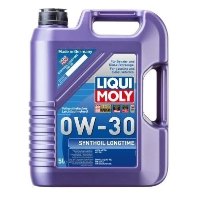 Abbildung von Liqui Moly Synthoil Longtime 0W 30 5l Motoröl 1172 VOLVO: XC60 I, V70 2, HONDA: CR V 3, TOYOTA: Yaris II Hatchback