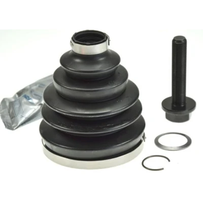 Abbildung von LÖBRO 304336 Achsmanschette 123,00 TPE (thermoplastischer Elastomer) mit Schraube AUDI: A4 B7 Avant, B6 B8 Saloon