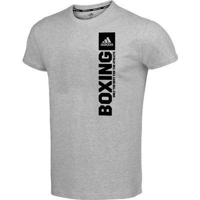 Abbildung von Adidas CLTS21V B 107 Community Vertical T Shirt Boxing Unisex Kids Medium Grey HeatherBlack L