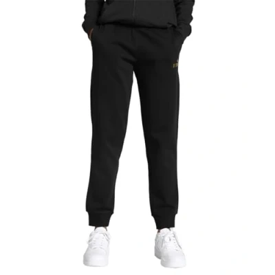 Abbildung von Puma Metallic Jogginghose blackgold foil, Damen, Größe: Small, black gold foil