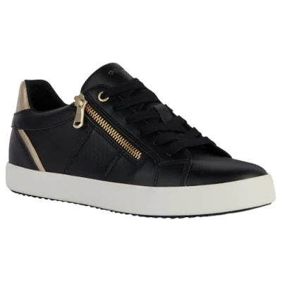 Abbildung von Geox D BLOMIEE E Sneaker, Black/LT Gold, 40 EU