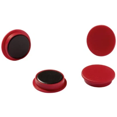 Abbildung von Durable Magnete, Industrieverpackung, 32 mm, 720p, rot, 20 Stück, 475303