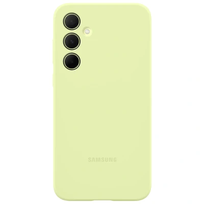 Abbildung von Samsung Galaxy A35 Hülle Silikon Backcover/Soft Case Handyhülle Hellgrün