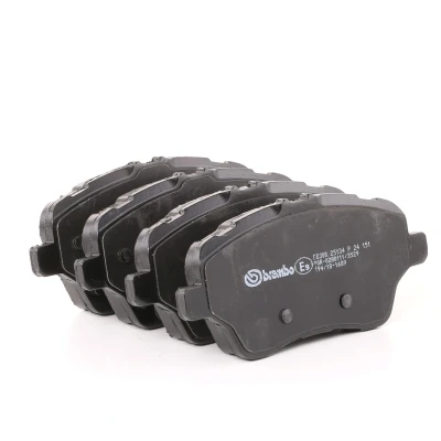 Abbildung von BREMBO P 24 151 Bremsbelagsatz exkl. Verschleißwarnkontakt mit Bremssattelschrauben Zubehör FORD: FIESTA 6, 7, B Max