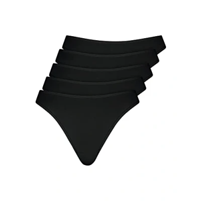 Abbildung von NUR DIE 5 PACK Basic String, Damen, Größe: Small, Schwarz